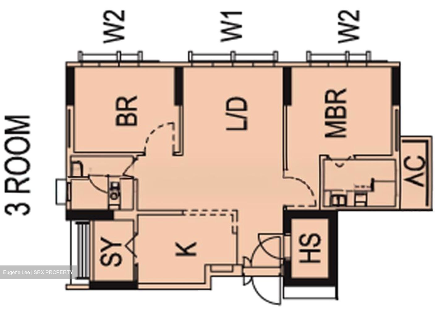 Blk 103A Alkaff Courtview (Toa Payoh), HDB 3 Rooms #560907101